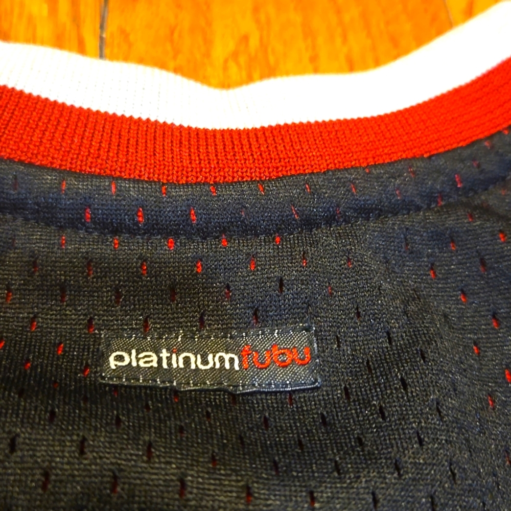 Vintage Fubu Platinum Harlem Globetrotters Basketball Jersey 20 Haynes. - Picture 5 of 5